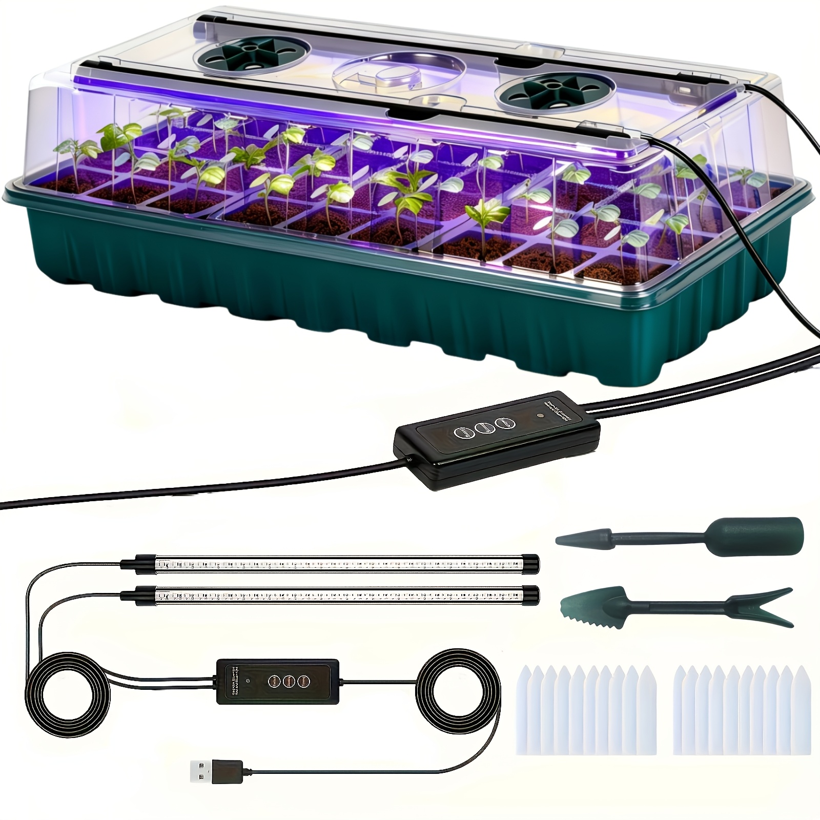 Smart Garden Usa - High Dome Seedling Propagation Tray Kit