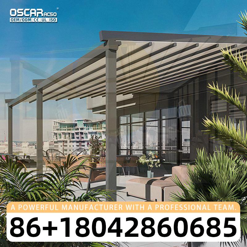 Smart Garden Restaurant - Outdoor Smart Retractable Folding Aluminium PVC