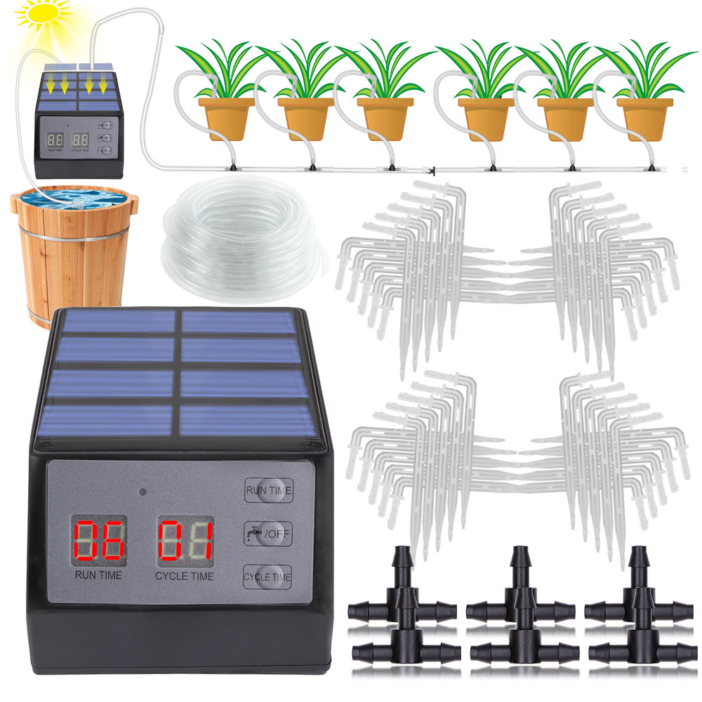Smart Garden Hose - Solar Power Timer Automatic Drip Irrigation