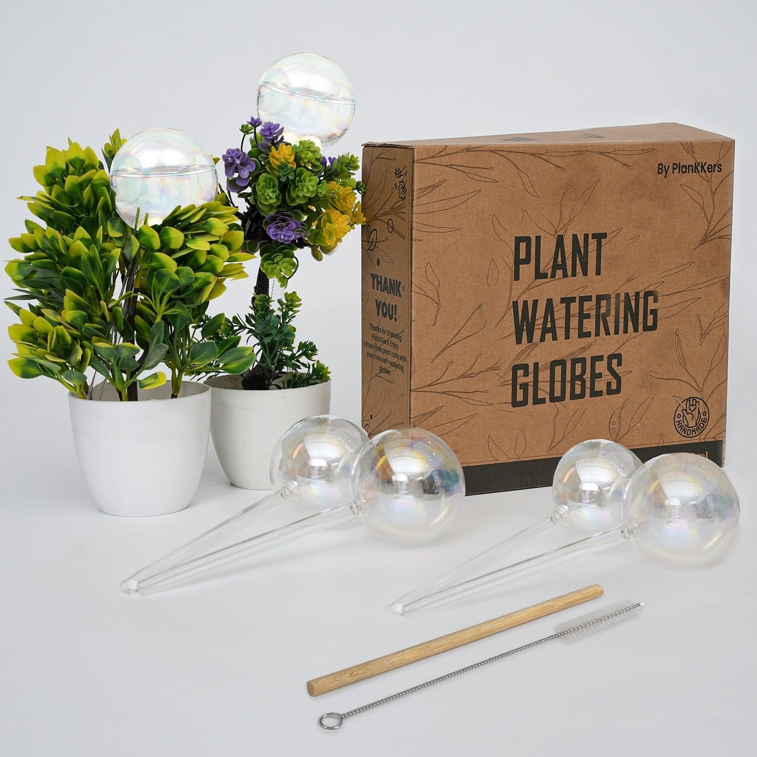 Plant Watering Globe - Rainbow Self Watering Globes for Indoor