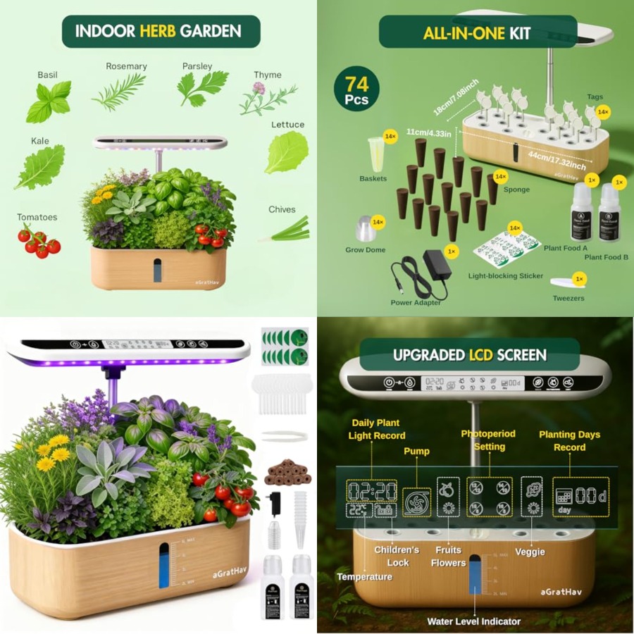 Smart Garden Usa - Hydroponics Growing System Kit, Indoor Herb
