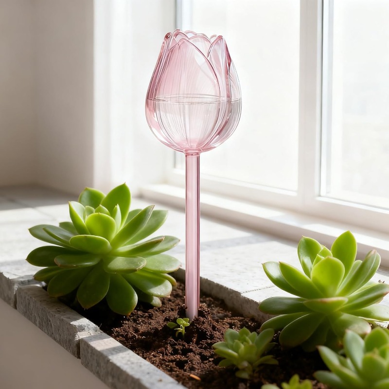 Pink Tulip Plant Watering Ball - Plant Watering Globe recensione e prezzo