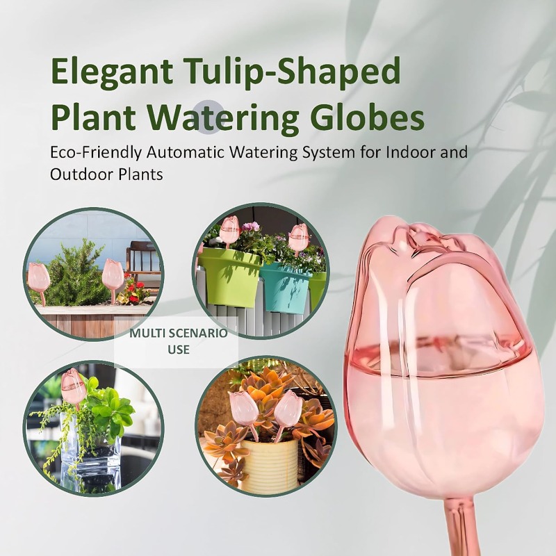 Pink Tulip Plant Watering Ball - Plant Watering Globe recensione e prezzo