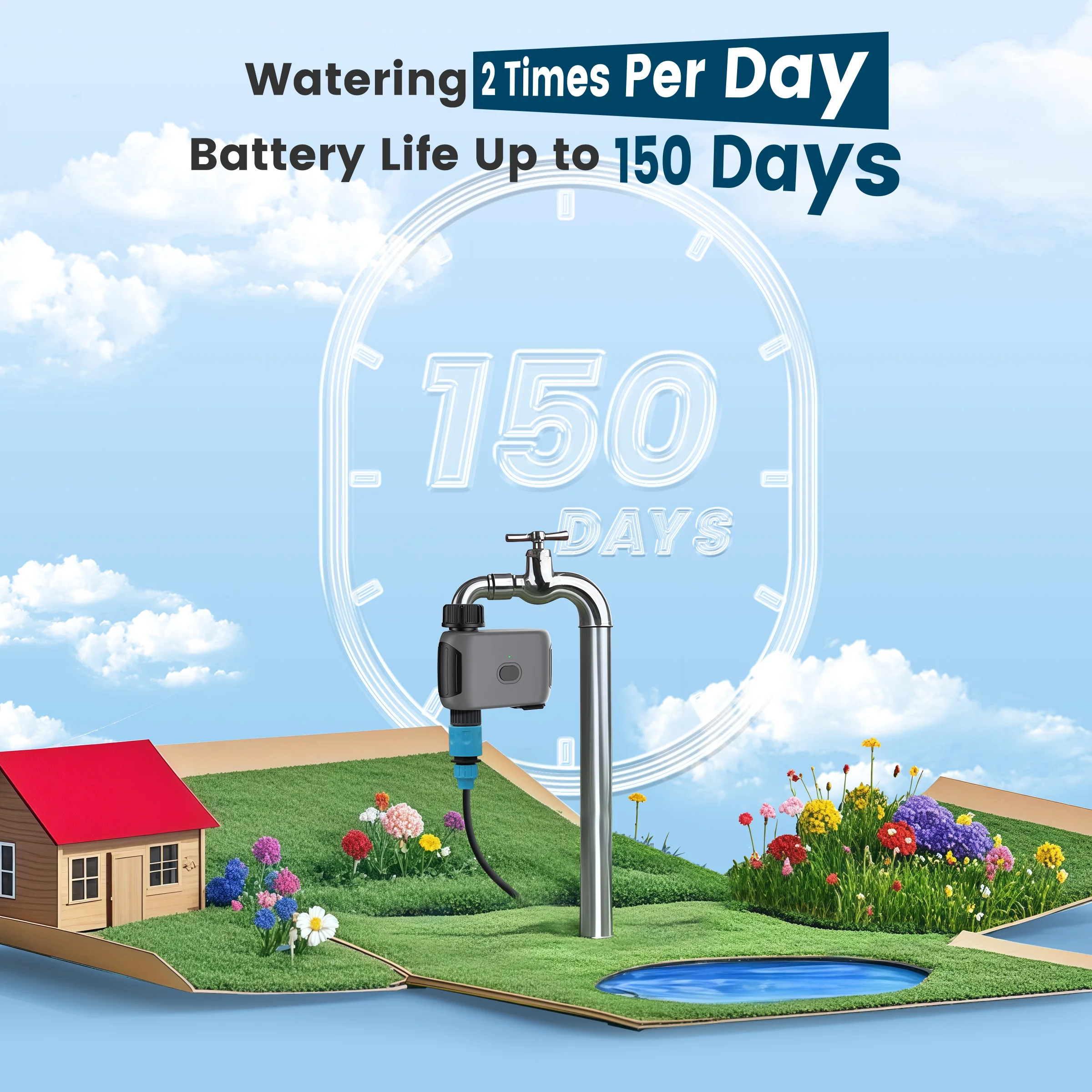 GIRIER Tuya Smart Water Timer  - Smart Garden Hose recensione e prezzo