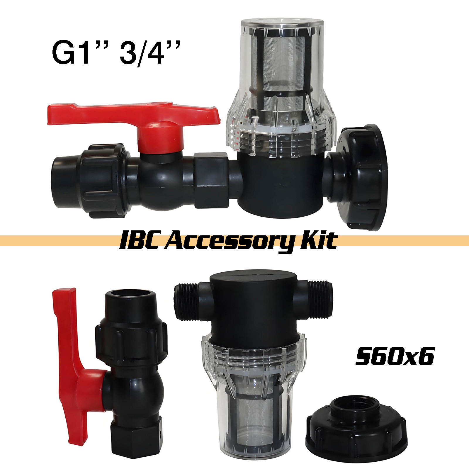3Pcs Kit IBC water tank filter - Smart Garden Watering System recensione e prezzo