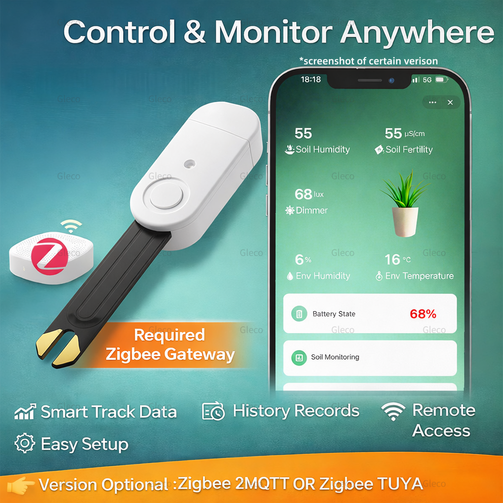 Zigbee Temperature Humidity Mo - Smart Soil Sensor recensione e prezzo