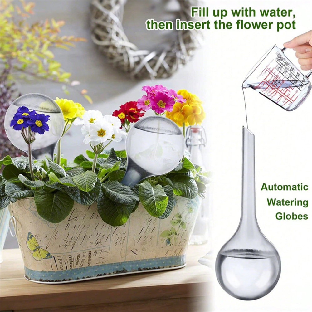 10PCS Watering Globe Clear Aut - Plant Watering Globe recensione e prezzo