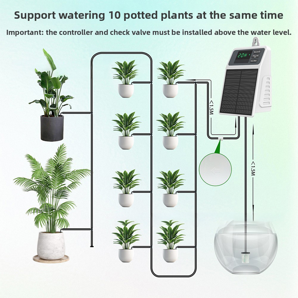 Smart Solar Powered Auto Water - Smart Garden Watering System recensione e prezzo