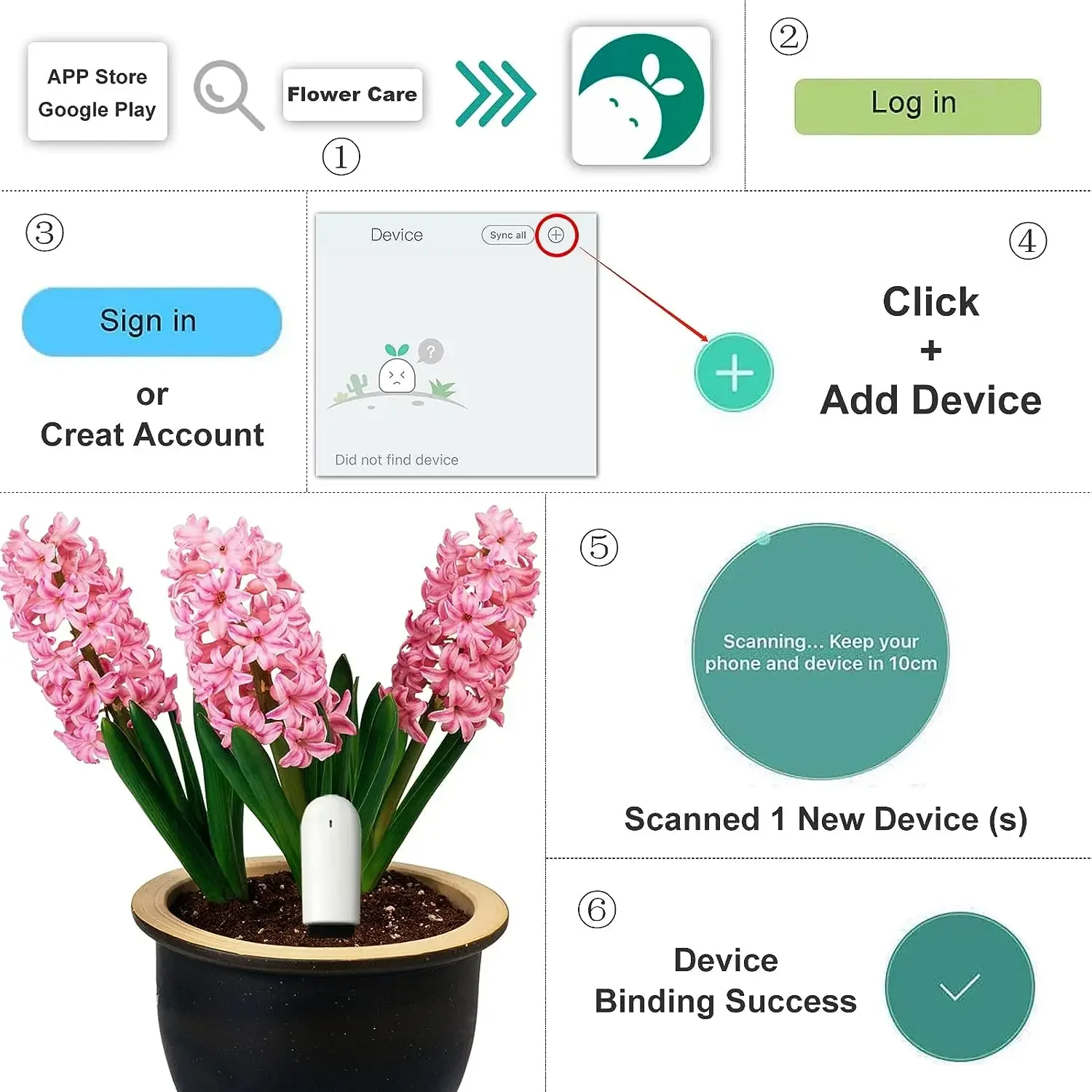 For Xiaomi Mijia HHCC Smart Fl - Smart Soil Sensor recensione e prezzo