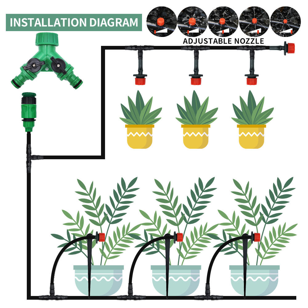 Greenhouse 15M-30M DIY Drip Ir - Smart Garden Hose recensione e prezzo