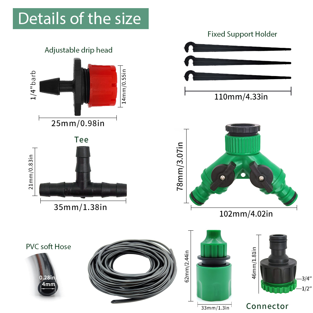 Greenhouse 15M-30M DIY Drip Ir - Smart Garden Hose recensione e prezzo