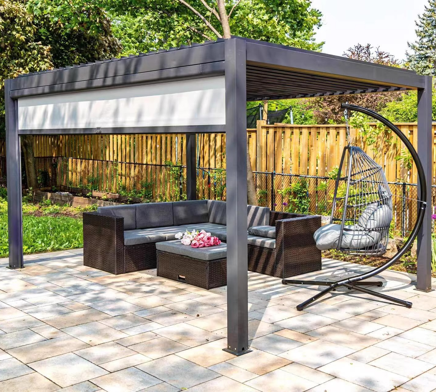 Aluminum Venetian Pergola,Elec - Smart Garden Construct recensione e prezzo