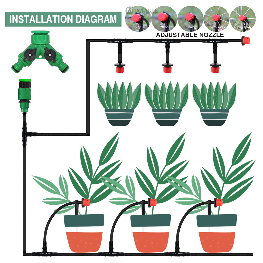 50-5M 1/4'' Hose Adjustable Dr - Smart Garden Hose recensione e prezzo