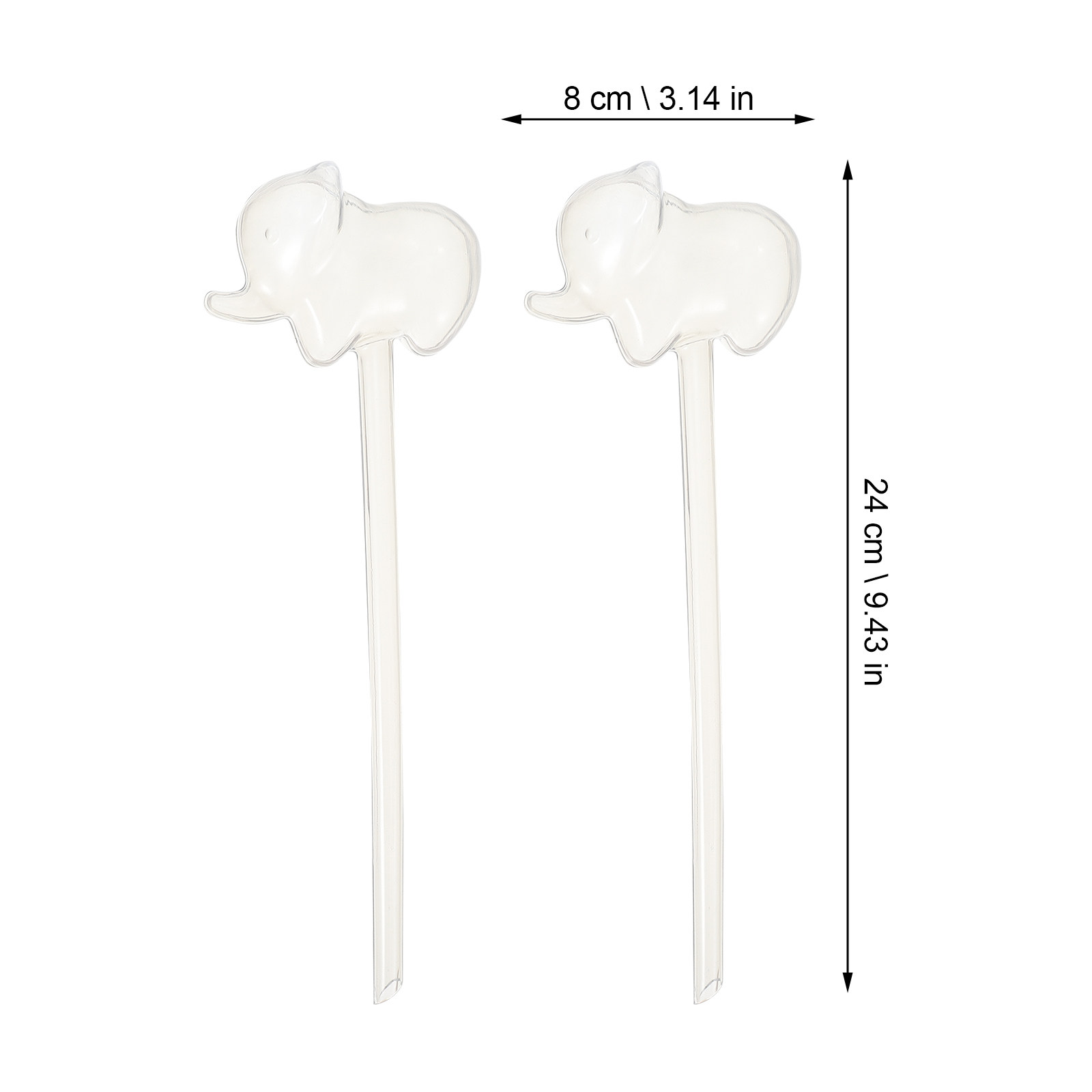 3Pcs Elephant Shape Plastic Au - Plant Watering Globe recensione e prezzo