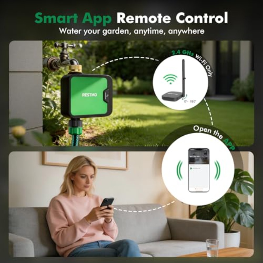 Smart WiFi Water Timer for Gar - Smart Garden Hose recensione e prezzo