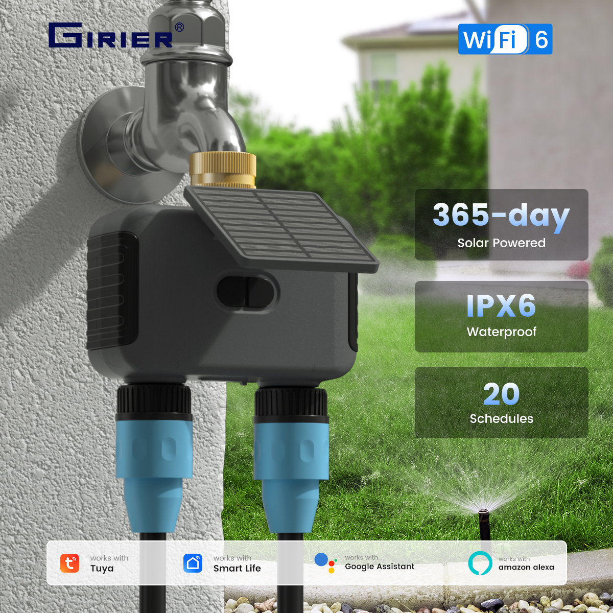 GIRIER Tuya WiFi Smart Water T - Smart Garden Hose recensione e prezzo