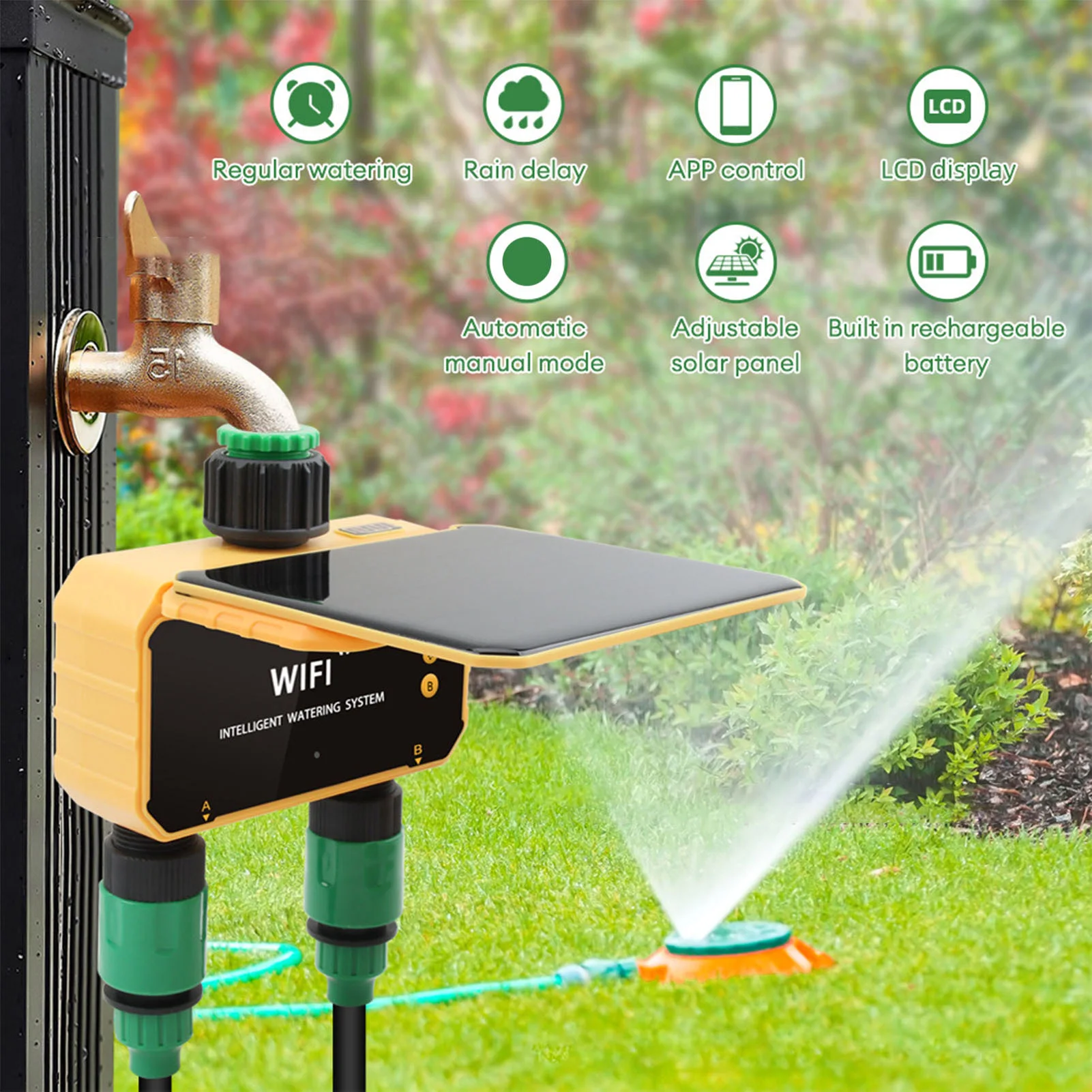 Solar WiFi Smart Irrigation Ti - Smart Garden Usa recensione e prezzo