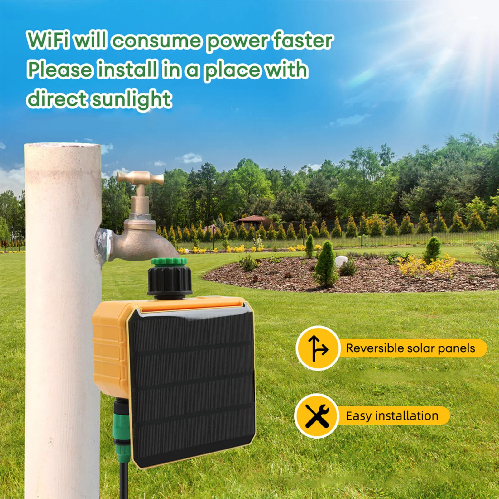 Solar WiFi Smart Irrigation Ti - Smart Garden Usa recensione e prezzo