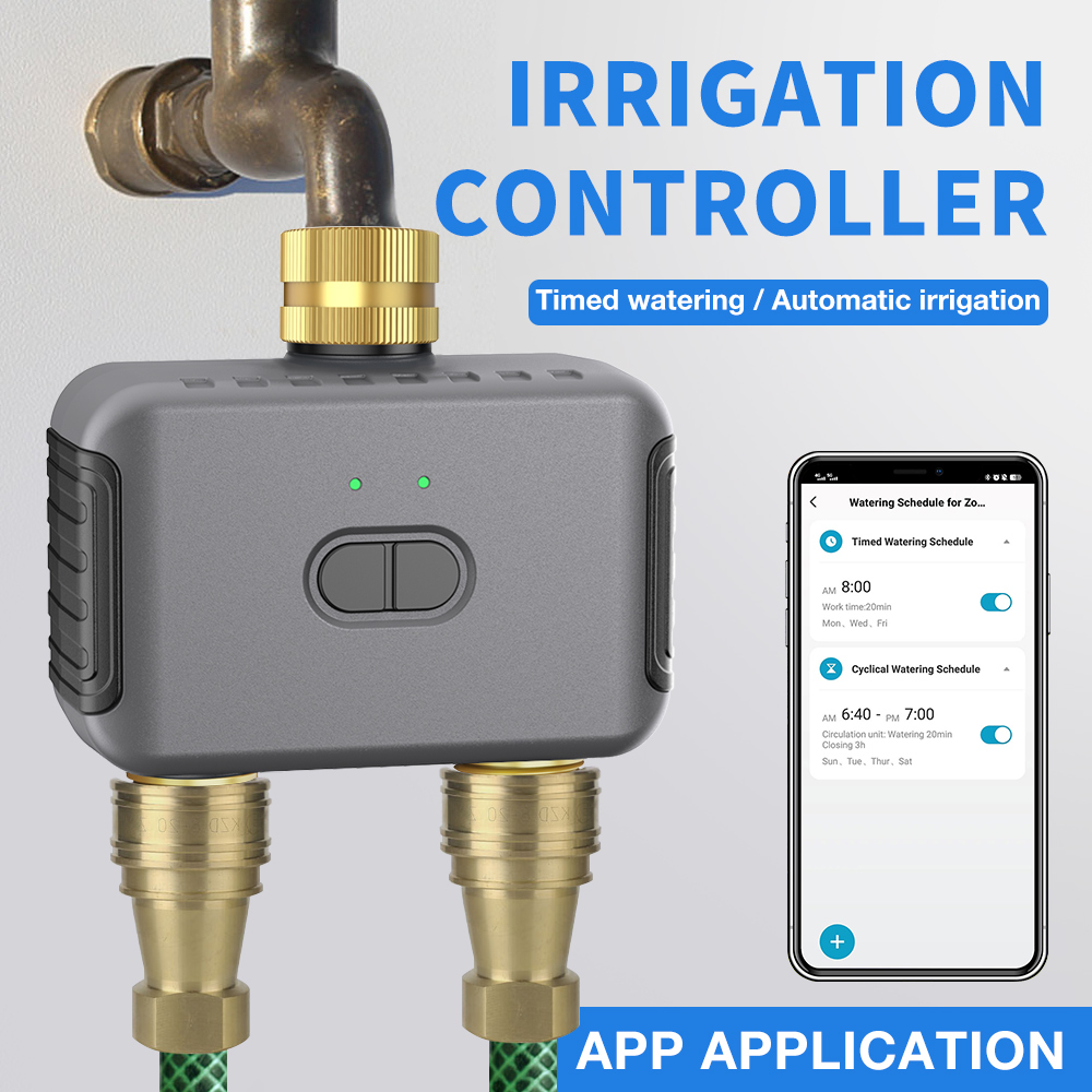 Tuya 2 Zone Watering Timer Gar - Smart Garden Watering System recensione e prezzo