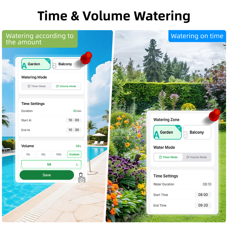 WiFi Water Timer 2 Zone Solar  - Smart Garden Watering System recensione e prezzo