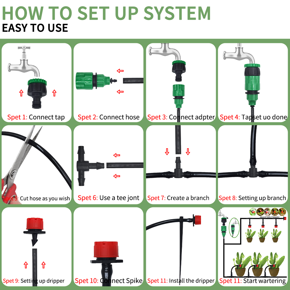Micro Drip Irrigation System P - Smart Garden Hose recensione e prezzo